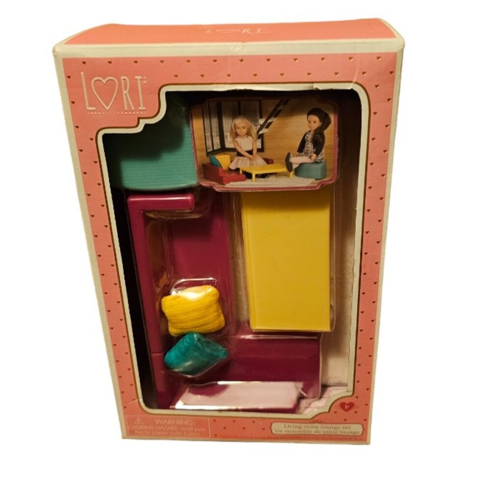 Lori Doll Living Room Lounge Set New In Box  *Dolls not included*